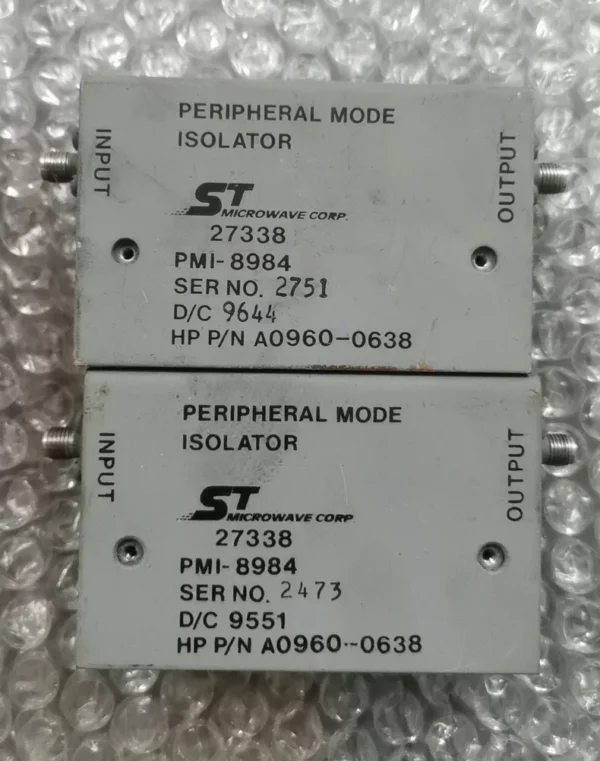 HPAgilent 0960-0638 2-8GHz RF SMA RF Coaxial Microwave Isolator