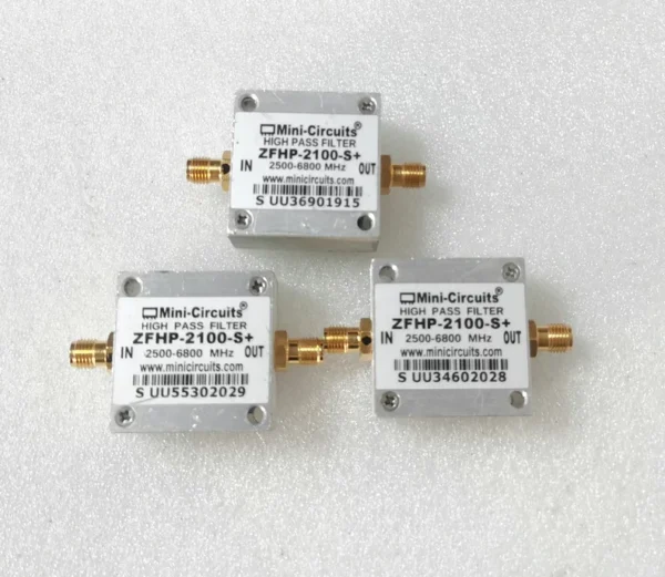 Mini-Circuits ZFHP-2100-S+ 2500-6800MHz RF High-Pass Filter