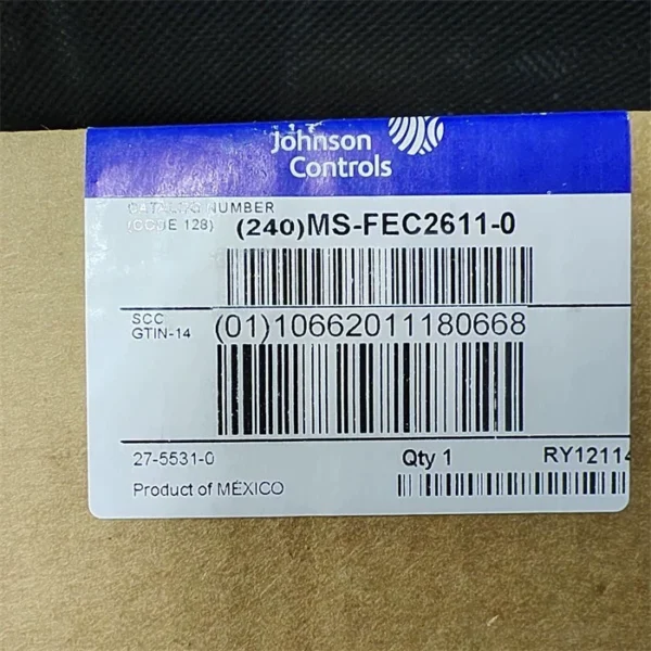 Johnson Controls New BACnet Universal Digital Controller Johnson Controls Building Automation Module MS-FEC2611-0