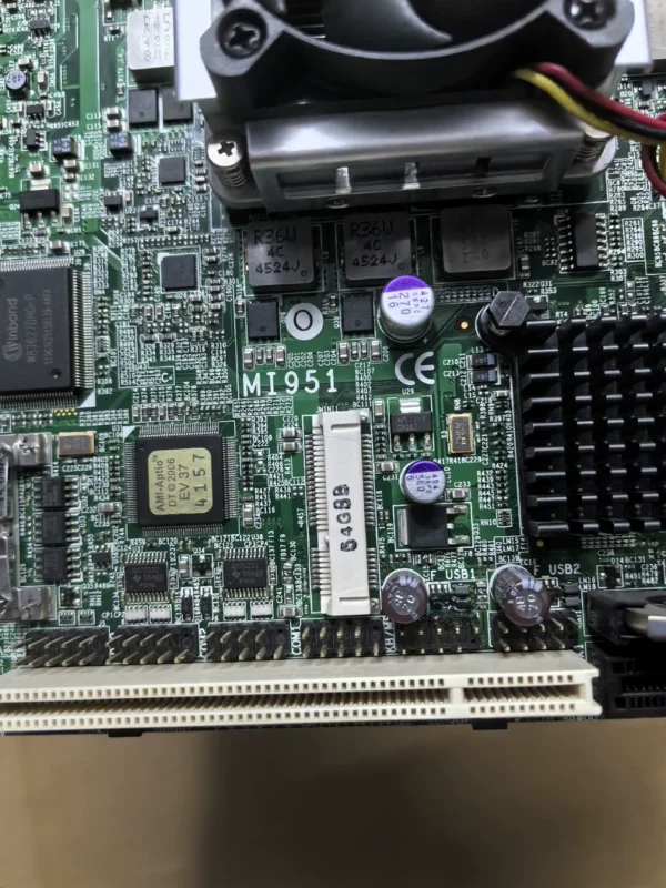 MI951 Motherboard with Memory and CPU, Fully Functional, Test Video Provided