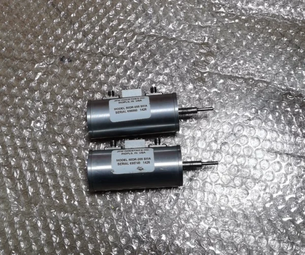 JFW 50DR-055 DC-2GHz 0-30dB 1dB Step 2W SMA Coaxial Variable Step Attenuator, note that the attenuator is good, missing the knob, sold cheaply