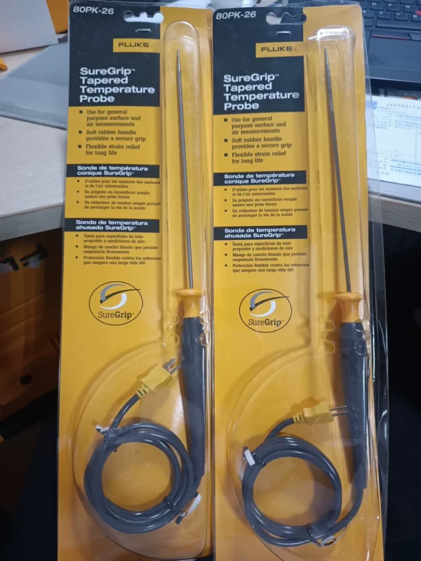Fluke FLUKE 80PK-26 Thermometer Probe Temperature Sensor Thermocouple Immersion Temperature Probe Official Authentic, Brand New Unopened #ElectronicProducts #