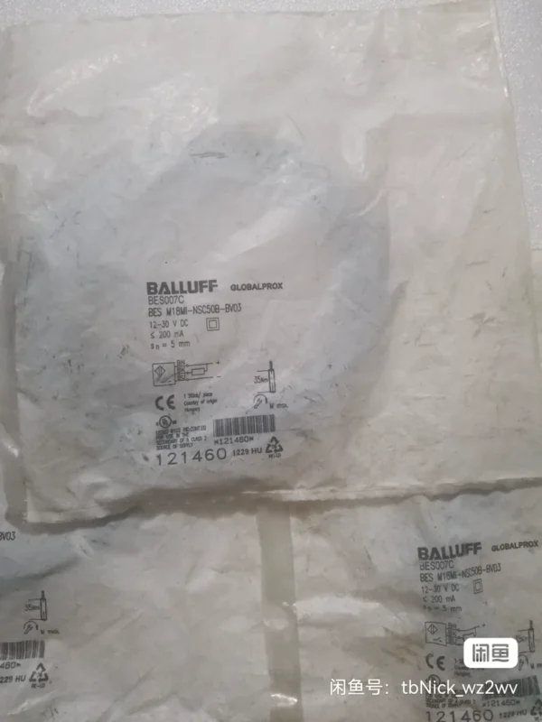 BALLUFF BES007C BES M18MI-NSC50B-BV03 Original genuine product, the package is a bit old, not the actual price, if you like it, private message to negotiate the price