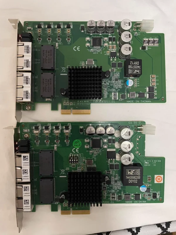 Visual Capture Card Network Card Quad-port Capture Card PCIE-GIGE4 A total of four pieces welcome to order Pci-e