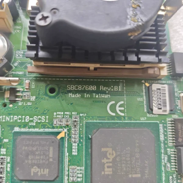 Advantech SBC87600 REV:B1 Industrial Motherboard with CPU, Memory, Fan SBC87600VEE