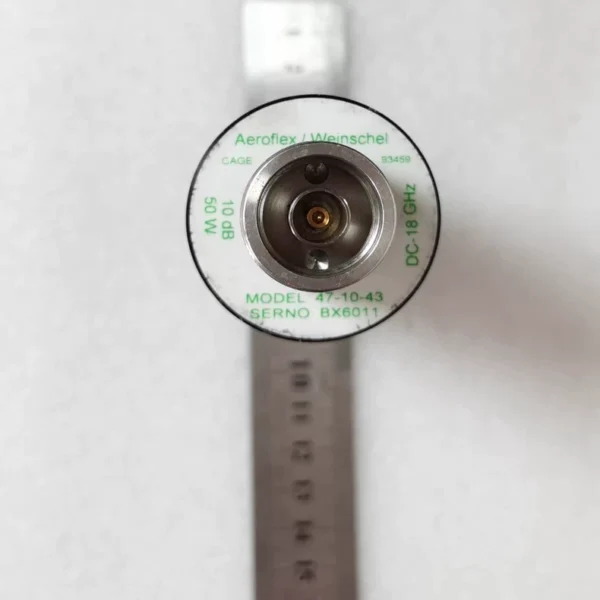 Weinschel 47-10-43 50W 10dB 18GHz N RF Coaxial High Power Attenuator Interested in private chat for inquiry