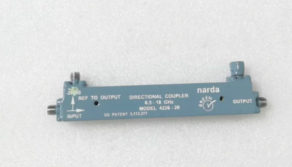narda 4226-20 0.5-18GHz 20dB SMA RF Microwave Coaxial Broadband Directional Coupler