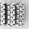 SMC Finger Cylinder Model MHZ2-20D with Good Functionality, In Stock: 14 with Laser Marking, 6 with Sticker Label, Self-tested No Air Leakage, No Jamming, Price is Unit Price, Actual Item Photographed, About 80% New