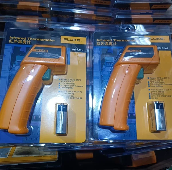 FLUKE F59mini Infrared Thermometer, Compact and Portable Official Authentic Product, Brand New in Stock, Latest Production Date of 2022