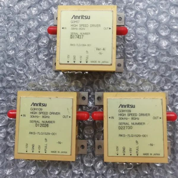 Anritsu G3H57 30KHz-8GHz RF 2.92mm High-Speed Drive Wideband AmplifierAnritsu G3H109 30KHz-8GHz RF 2.92mm High-Speed Drive Wideband Amplifier