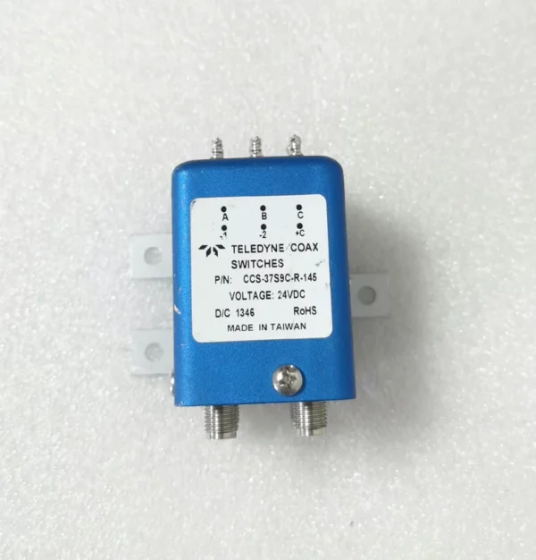 TELEDYNE CCS-37S9C-R-145 DC-18GHz 50 Ohm RF Transfer Switch