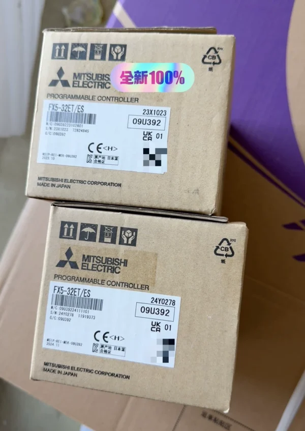 Mitsubishi PLC FX5-32ET-ES Expansion Modules Two Units, Brand New. Packaged for Sale, Genuine Japanese Original Import, Actual Product Photos, Fully Functional. Can Be Purchased Directly, In Stock. Free Shipping. Interested Friends Are Welcome to Private Message for Inquiries.