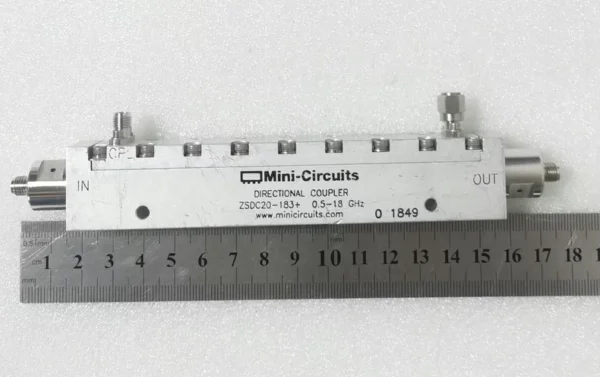 Mini-Circuits ZSDC20-183+ 0.5-18GHz 20dB Directional Coupler, Measured up to 22.9GHz