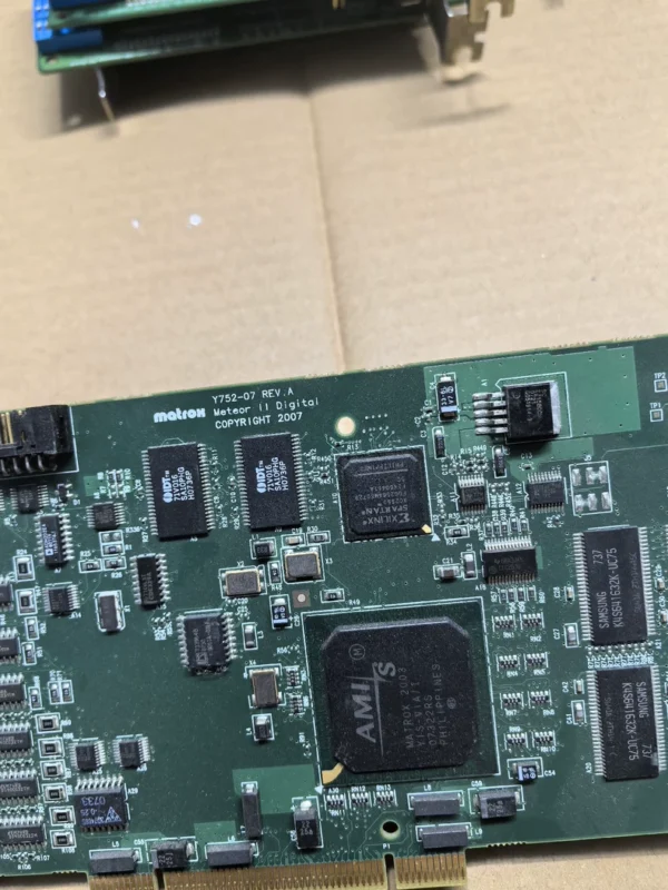 Matrox METEOR2DIG64L Y752-07 REV.A METEOR II DIGITAL Capture Card Well Packaged Actual Picture