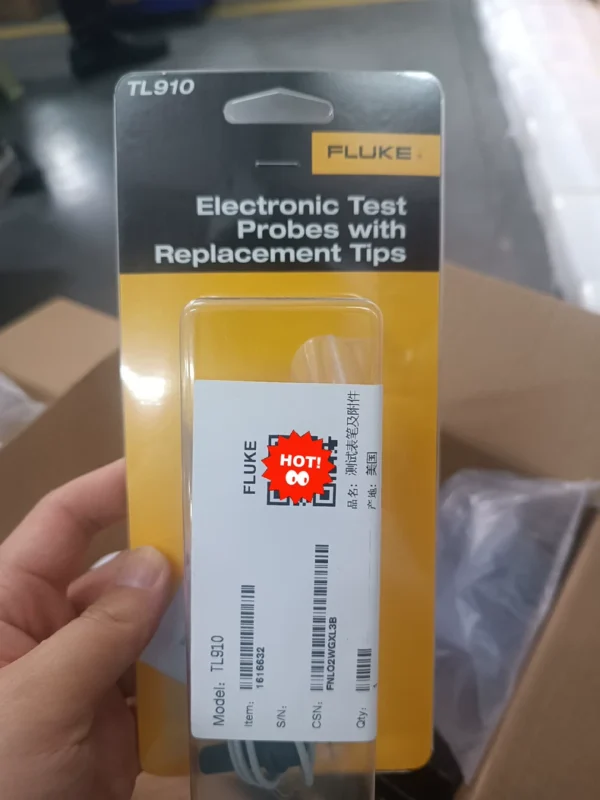 O1CN01gX8YrQ2APp0RHhfRB_0-fleamarket.jpg_790x10000Q90.jpg_.webp FLUKE TL910 Electrical Test Probe Set features very small 1mm thick probes that can reach inaccessible test points, with a probe tip length of 100mm and a test lead length of 1 meter. Original import from the United States, individually packaged, with large quantities in stock.