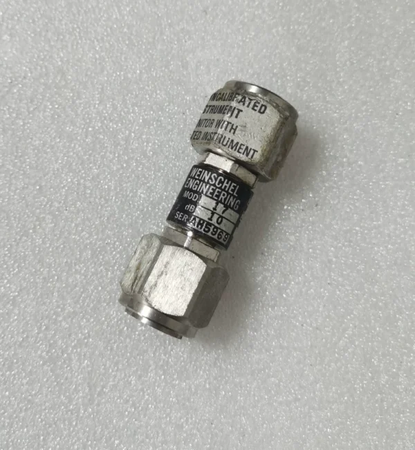Weinschel 17 10dB 18GHz APC-7 RF Coaxial Fixed Attenuator