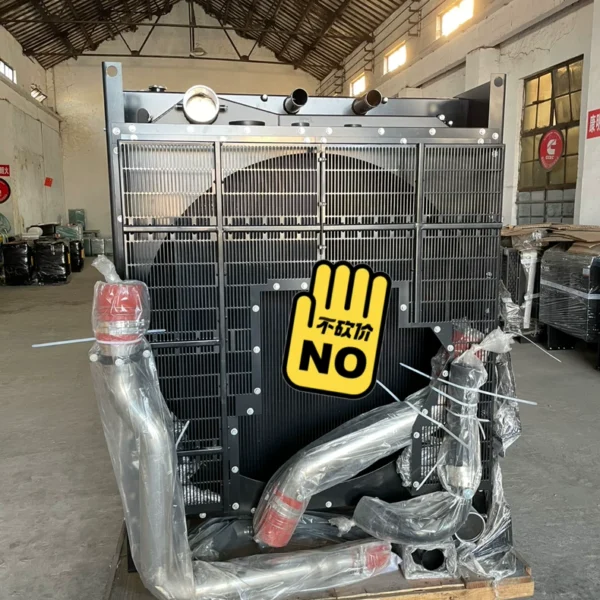 KTAA19-G6A Copper Water Tank, Cummins Generator Water Tank, Generator Set Water Tank Radiator, Original Langhong KTAA19-G6A, Brand New Copper Water Tank, Brand New Original Package