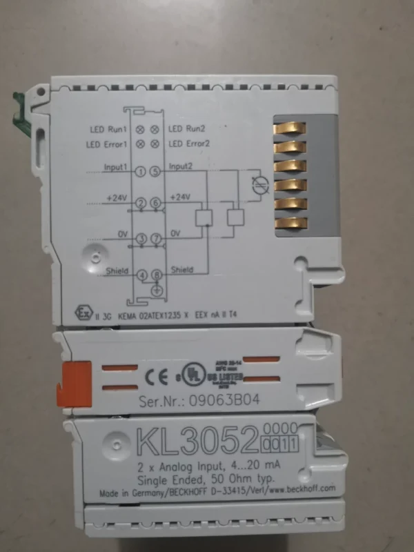 KL3052-0011 KL3351-0001 KL3314-0024 KL3404-0018 BECKHOFF Used in Good Condition