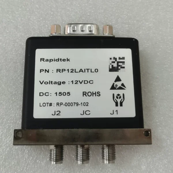 O1CN01l8Yg1C2JUFSgB9Ur3_0-fleamarket.jpg_790x10000Q90.jpg_.webp Rapidtek RP12LAITL0 12V DC-18GHz TTL SMA Single Pole Double Throw RF Coaxial Switch Available in Quantity