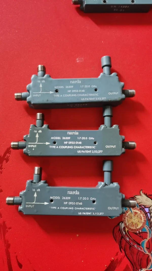 Narda 26309 1.7-20ghz 16dB RF Coaxial Directional Coupler