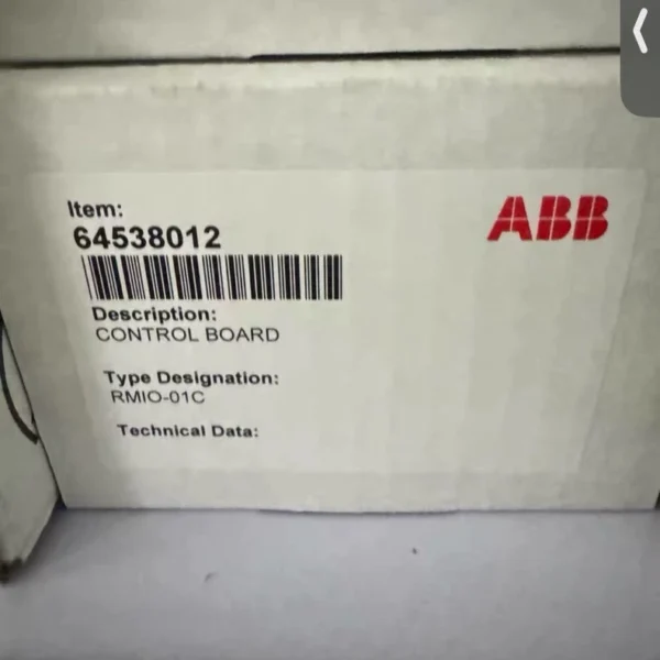 Original ABB RMIO-01C Control Board 64538012 In Stock