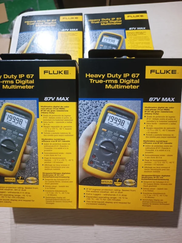 FLUKE 87V-MAX Four and a Half Digit True RMS High Precision Digital Multimeter Official Authentic, Brand New in Stock, Quantity Discount Available, 2022 Latest Manufacturing Date