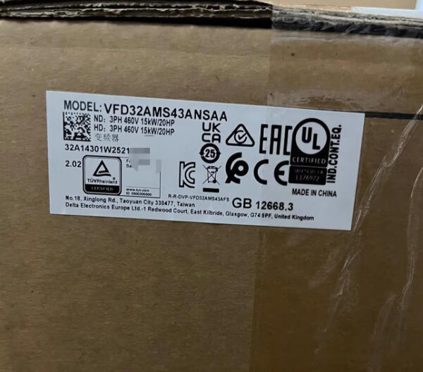 Delta Inverter VFD32AMS43ANSAA