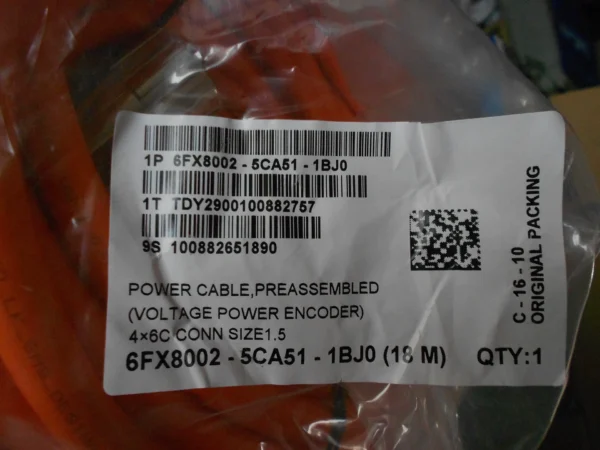 New 6FX8002-5CA51-1BJ0 Servo Power Cable 18M