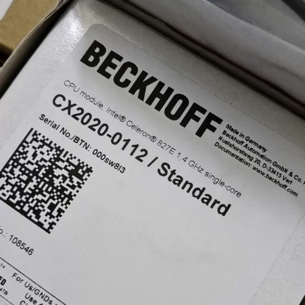 BECKHOFF CX2020-0112 Controller Module