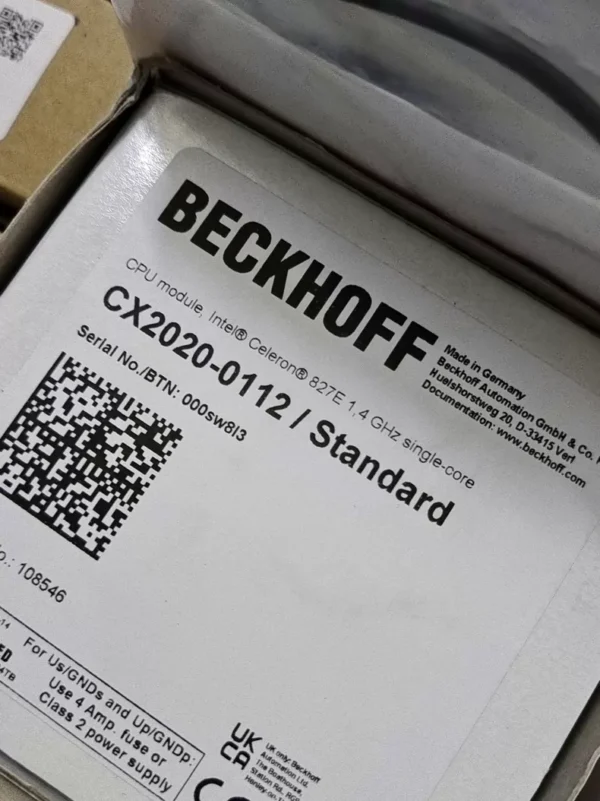 BECKHOFF CX2020-0112 Controller Module