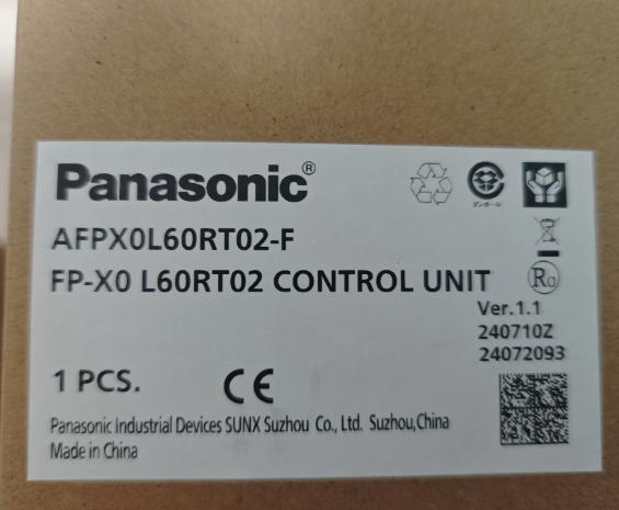 Panasonic programmable controller AFPX0L60RT02-F