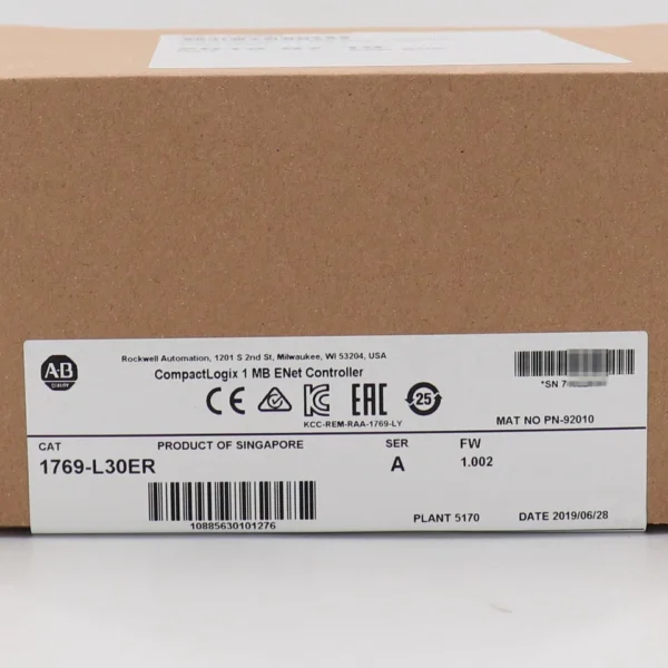 Allen-Bradley 1769-L30ER  Controller
