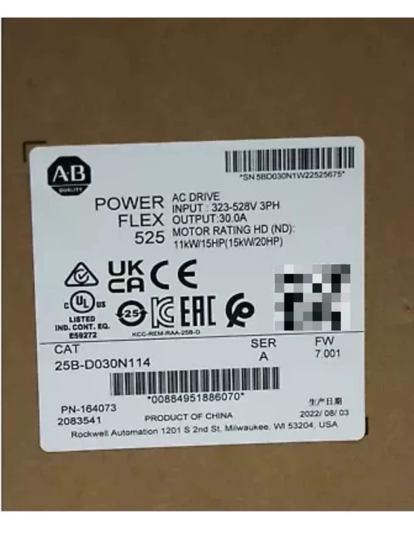 Allen-Bradley 25B-D030N114 AC Drive