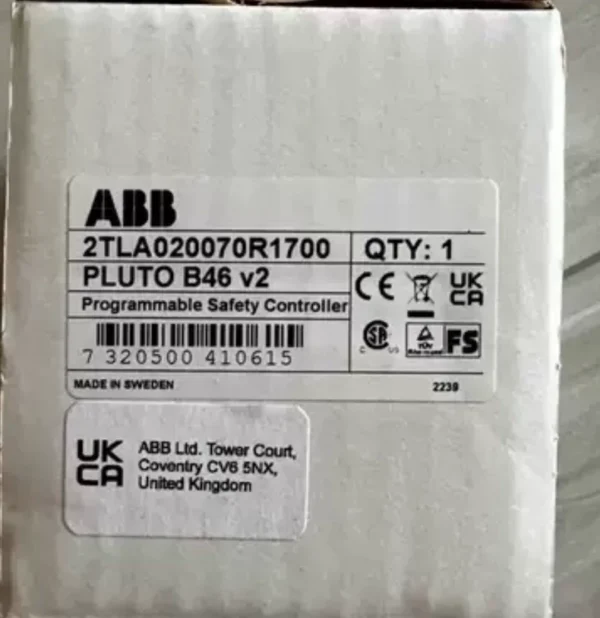 ABB 2TLA020070R1700 Programmable Safety Controller
