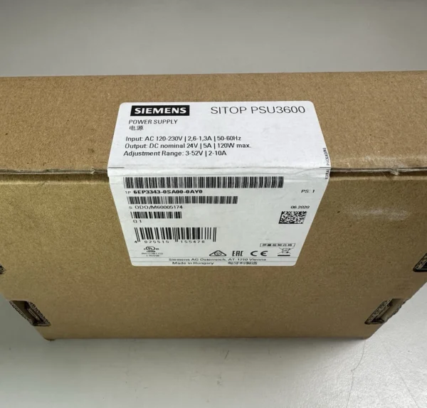 SIEMENS 6EP3343-0SA00-0AY0 SITOP PSU3600 POWER SUPPLY