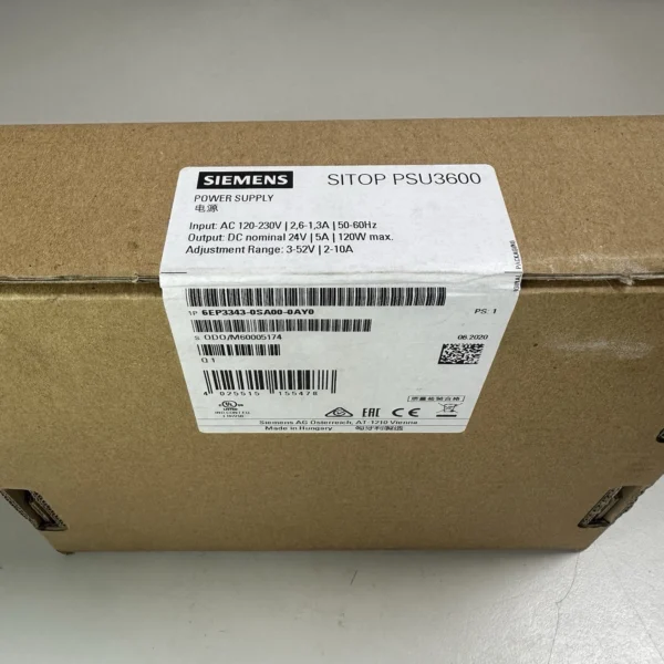 SIEMENS 6EP3343-0SA00-0AY0 SITOP PSU3600 POWER SUPPLY