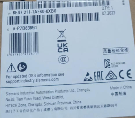 SIEMENS 6ES7211-1AE40-0XB0 Module