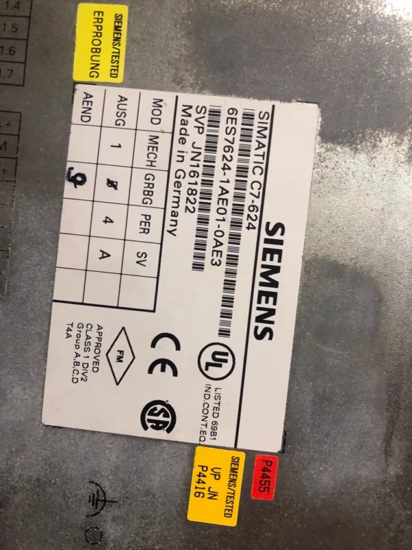 SIEMENS Human-machine interface 6ES7624-1AE01-0AE3