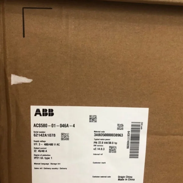 ABB frequency converter  ACS580-01-046A-4