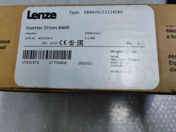 LENZE inverter E84AVSCE1124SX0