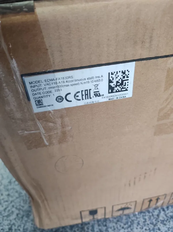 Delta ECMA-FA1830RS motor