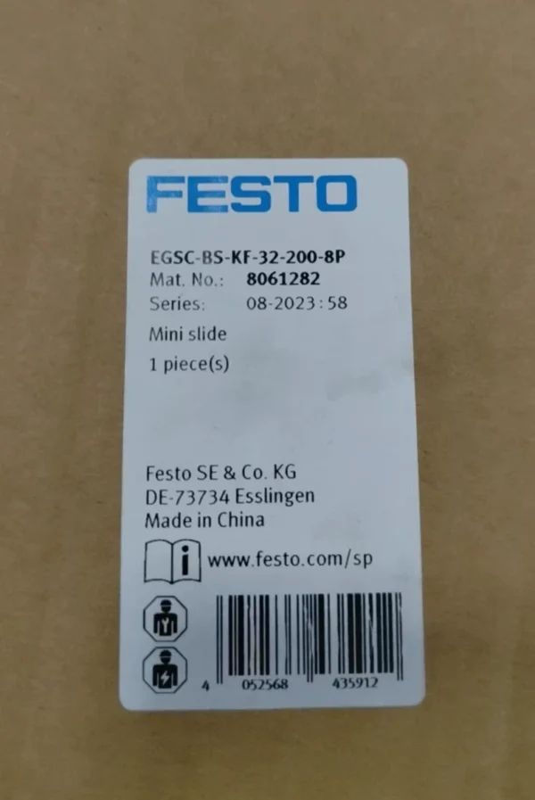 FESTO EGSC-BS-KF-32-200-8P electric actuator