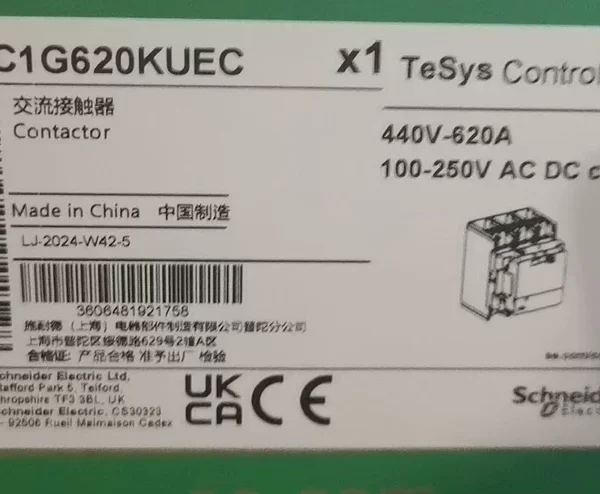 Schneider LC1G620KUEC contactor