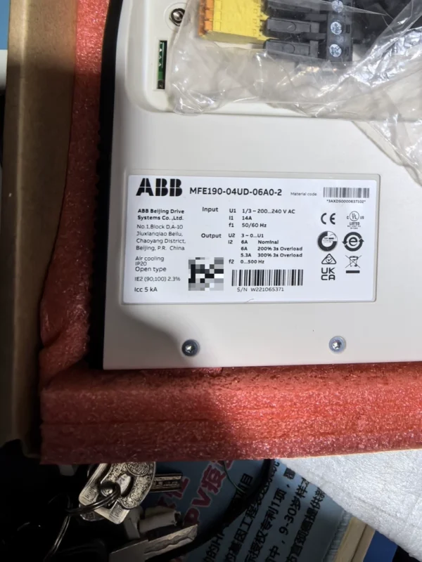 ABB Servo Driver MFE190-04UD-06A0-2