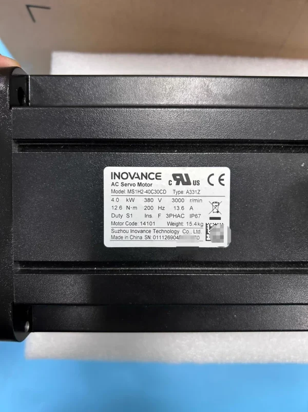 Inovance Motor MS1H2-40C30CD-A331Z