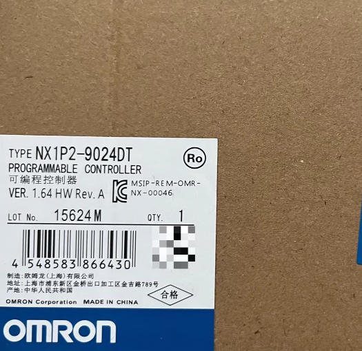 OMRON NX1P2-9024DT PROGRAMMABLE CONTROLLER