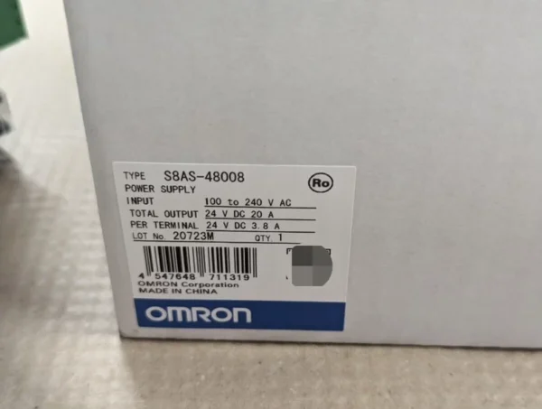 Omron S8AS-48008 Eslite Industrial Contro