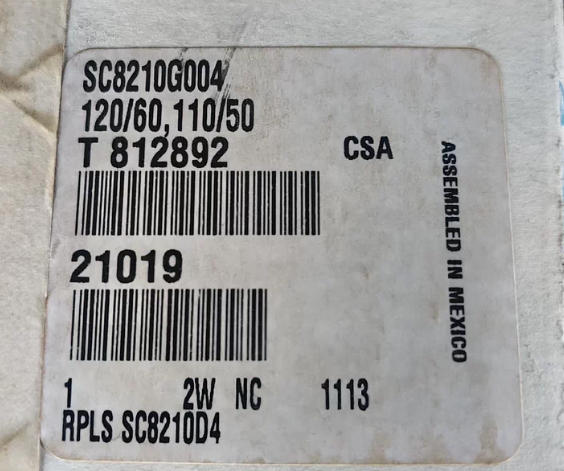 ASCO SC8210G004 SOLENOID VALVE