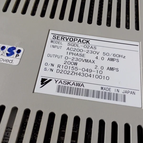Yaskawa Servo Drive SGDL-02AS