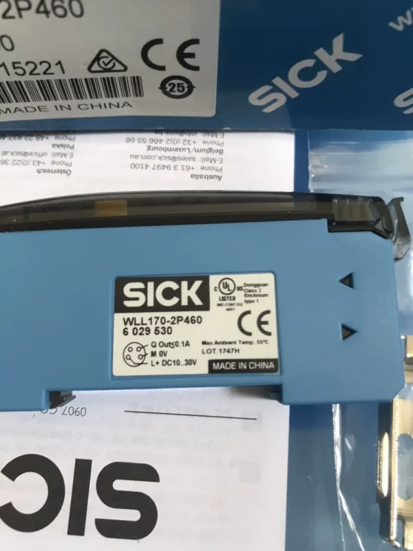 SICK fiber amplifier WLL170-2P460